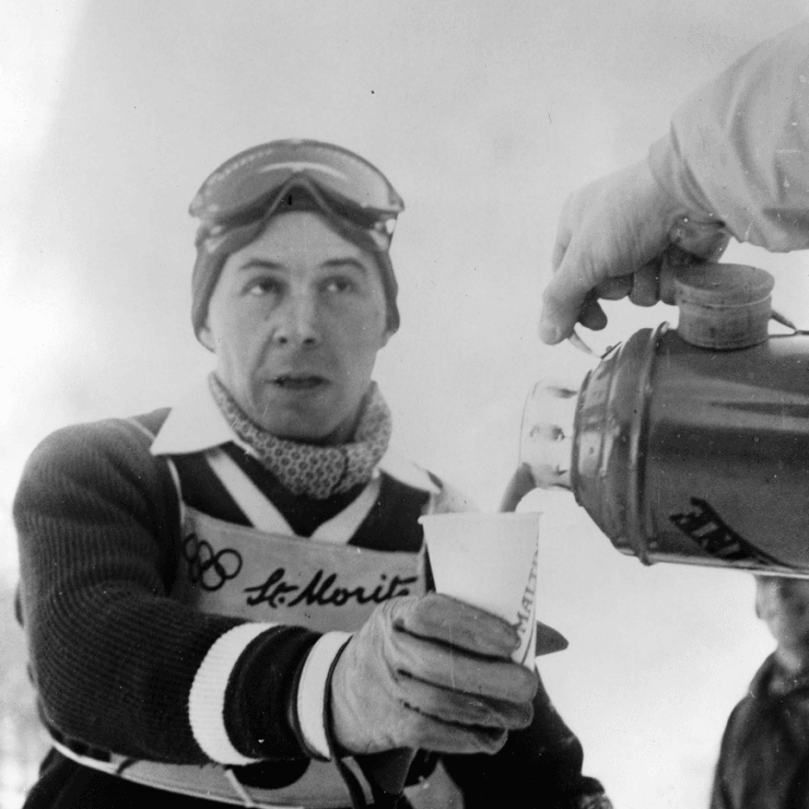 Ovomaltine an den Olympischen Spielen in St. Moritz