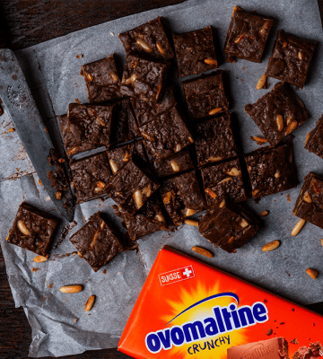 Espresso-Schoko-Fudge mit Pinienkernen